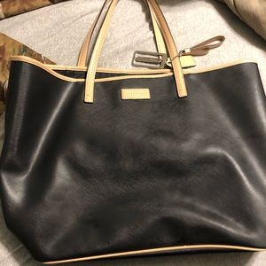 Coach black tote